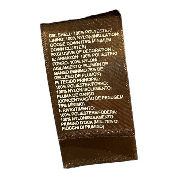 NWT‎ The North Face Women's 550 Goose Down Puffer Vest Blue Floral Insulated S - Picture 16 of 16